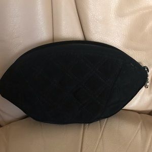 Vera Bradley Black Quilt Makeup Bag